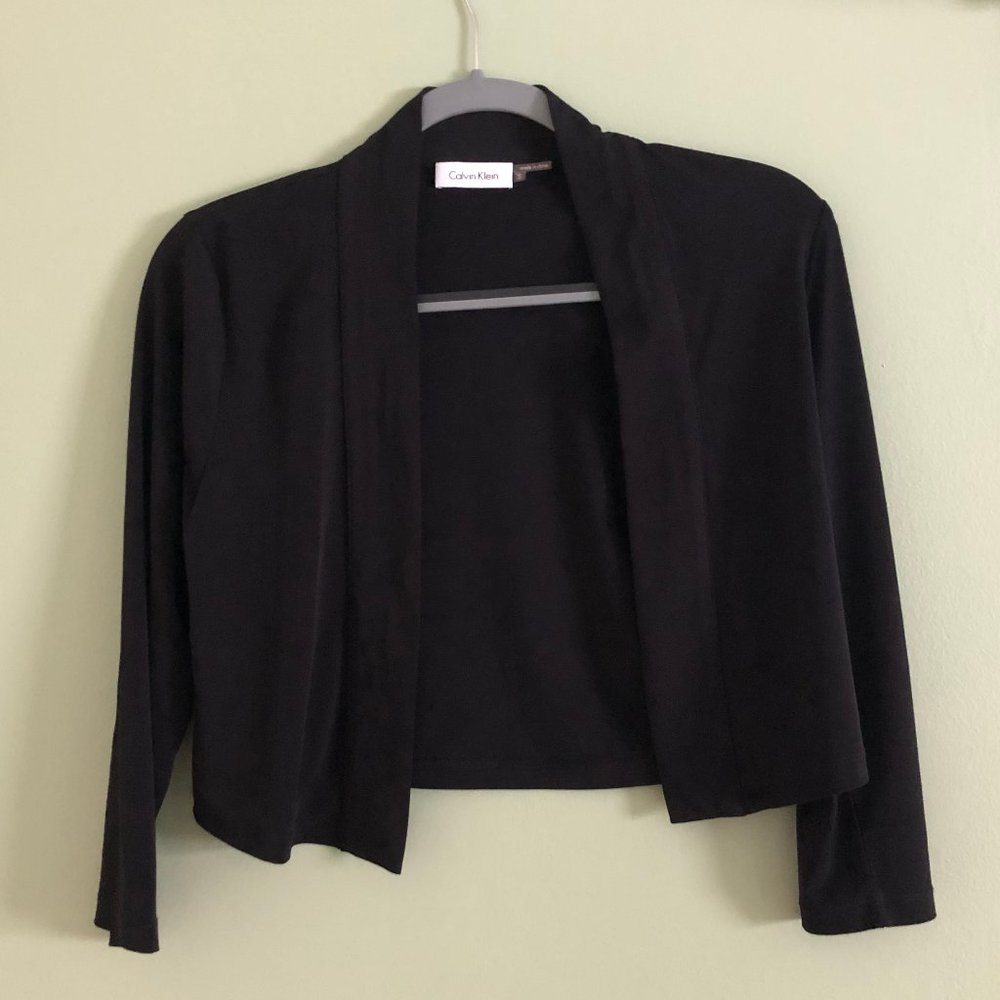 Calvin Klein Black Bolero Jacket